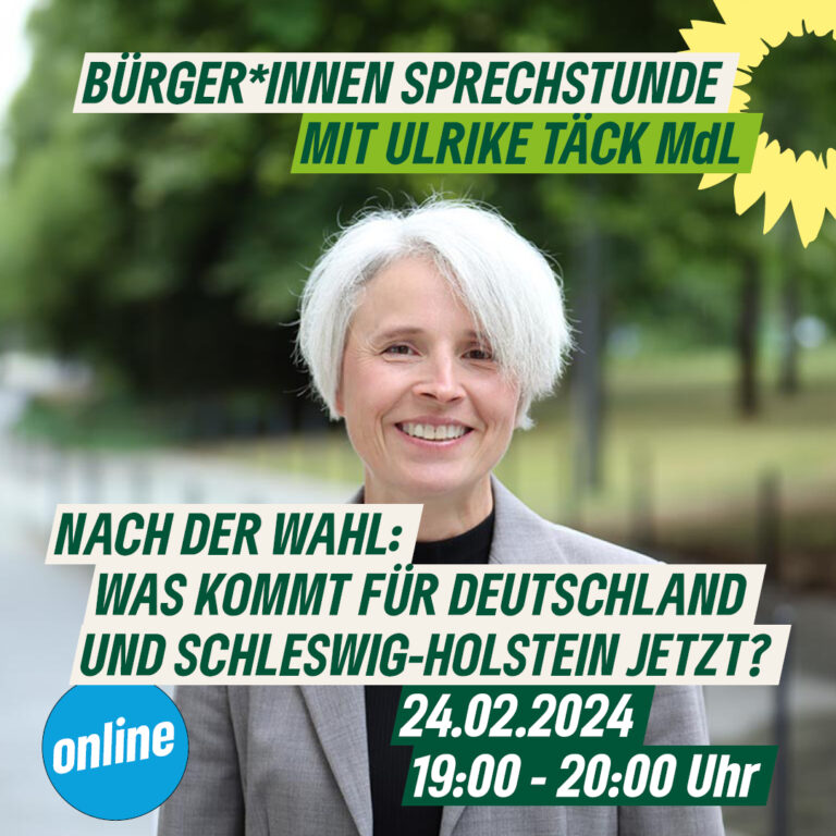 Nach der Wahl: Was kommt für Deutschland und Schleswig-Holstein? Bürger*innen Sprechstunde am 24.02.2025 19:00 – 20:00 Uhr